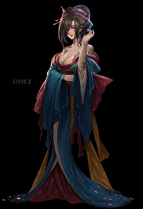 Hone Onna Jigoku Shoujo Drawn By Steve Zheng Danbooru