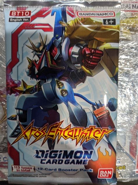 Digimon Xros Encounter [BT10] Booster Pack English NEW/SEALED | eBay