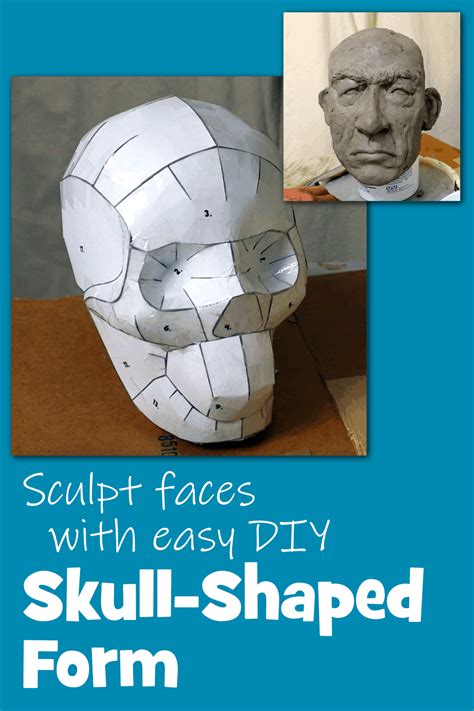 Sculpt Faces With This Easy Diy Sculpting Form • Ultimate Paper Mache