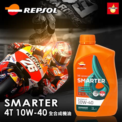 REPSOL SMARTER SYNTHETIC 4T 10W-40 全合成機油 | 瘋油網