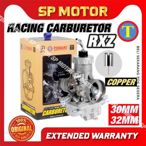 RXZ135 30MM 32MM TOBAKI RACING CARBURETOR COPPER ALUMINIUM KARBORETOR