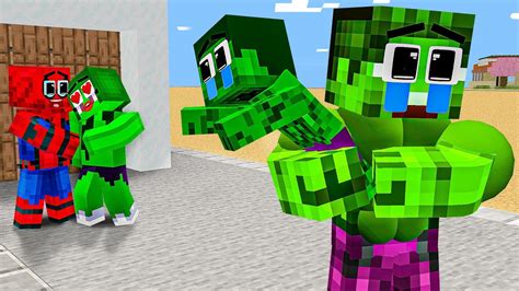 Monster School Hulk Have A Bad Wife Sad Story Minecraft Animation