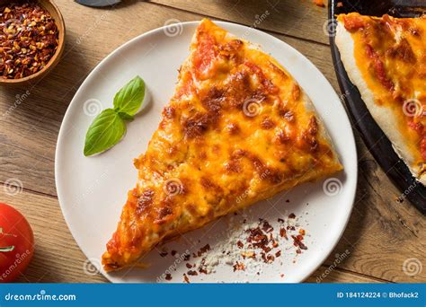 Warm Homemade Italian Cheese Pizza Stock Photo Image Of Unhealthy