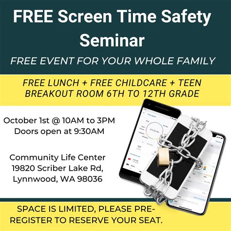 Screen Time Safety Seminar