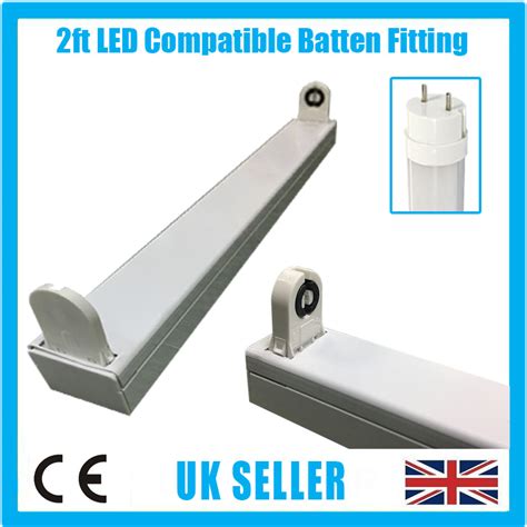 Ft Led Compatible Single Batten Fitting Fixture Tube Light Without