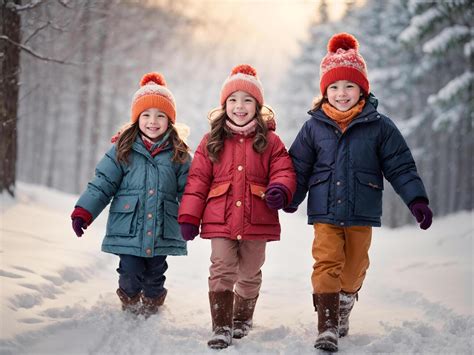 kids winter clothes stock  images  backgrounds