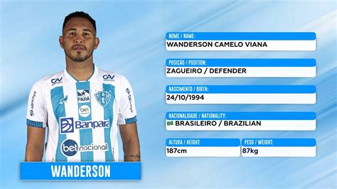 Wanderson Zagueiro Melhores Momentos Paysandu 2023 YouTube