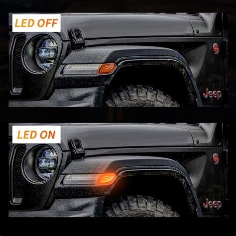 Jeep Jl Side Marker Light Replacement Jeep Wrangler Led Side Marker