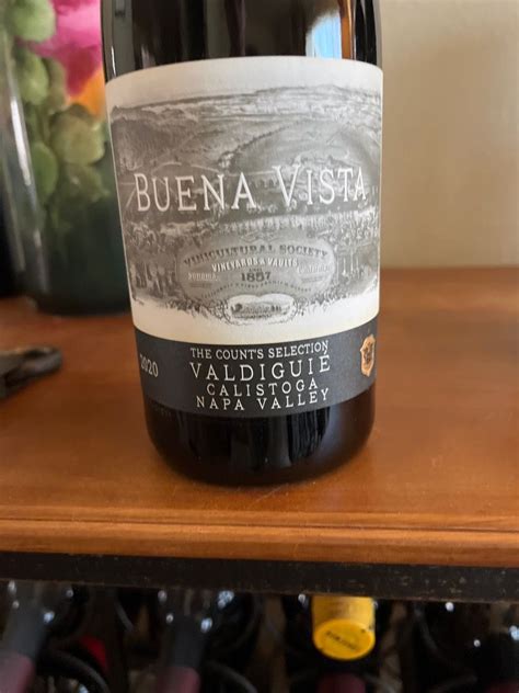 2020 Buena Vista Valdiguié The Counts Selection Usa California Napa