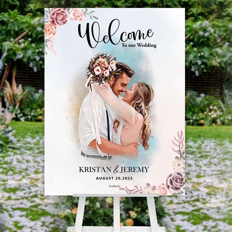 Wedding Board Decoration Customized Wedding Sign Board Homafy