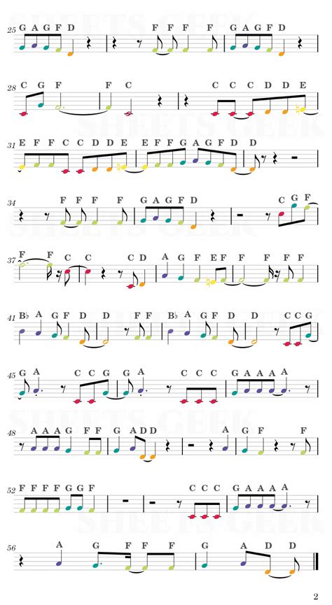 Marry You - Bruno Mars | Easy Sheet Music