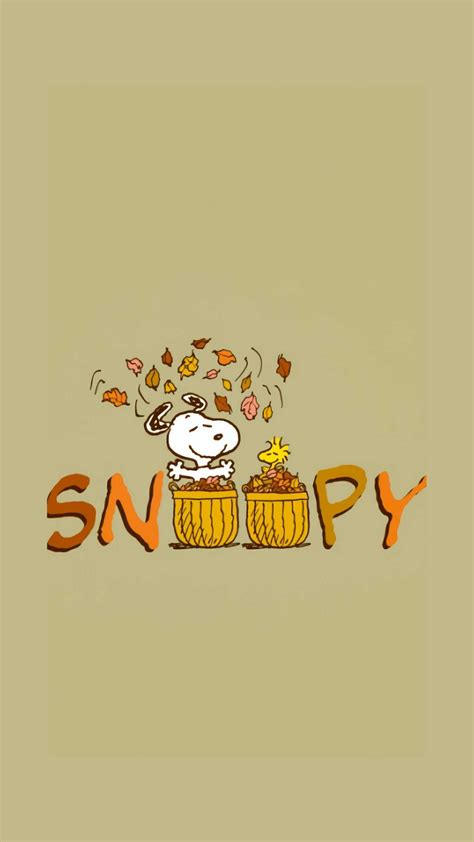 Snoopy Fall Wallpaper Ixpap