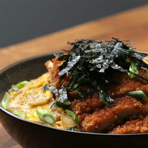 Fried Chicken and Egg Rice Bowl Recipe | Recipes.net