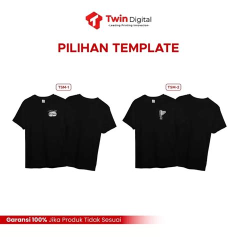 Custom Sablon Kaos TD Edisi 35mm Platform Corporate B2B Twin Digital