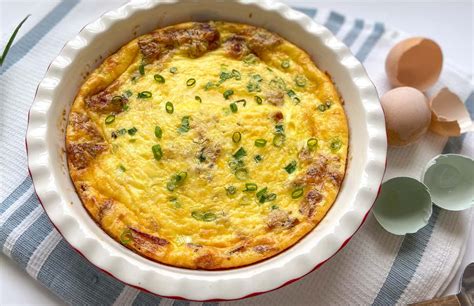 Crustless Quiche Lorraine Recipe