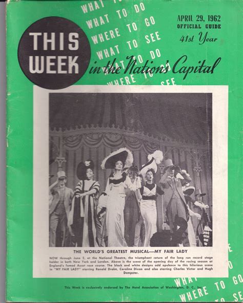 April 29, 1962 THIS WEEK IN THE NATION'S CAPITAL William Hudson