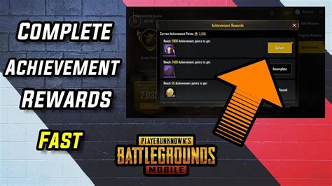 How To Complete Achievement Rewards Fast In Pubg Mobile Youtube