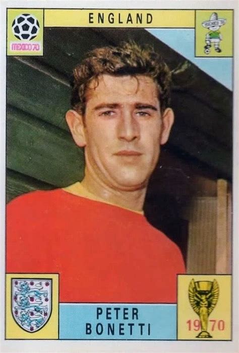 Peter Bonetti of England. 1970 World Cup Finals card. | England ...