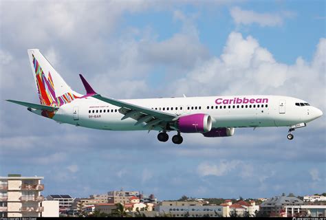 9Y BAR Caribbean Airlines Boeing 737 8 MAX Photo by Björn Düwel ID