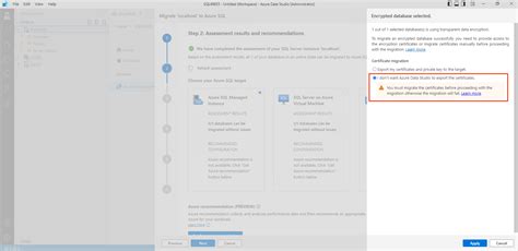 Esercitazione Eseguire La Migrazione Di Database Abilitati Per TDE