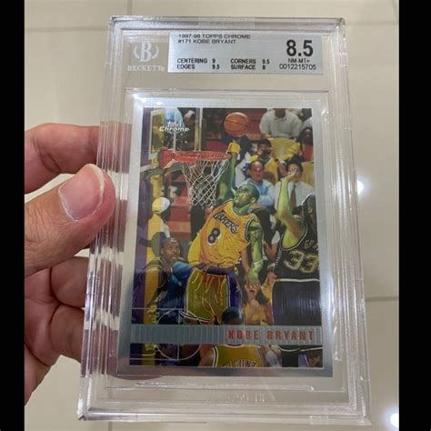 限量老卡 直接鑑定好不用花時間送鑑 貨真價實 持續上漲中 1997 98 Topps Chrome Kobe Bryant 171