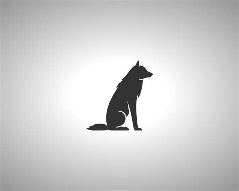 wolf vector silhouette 21623258 Vector Art at Vecteezy