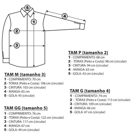 Tabela De Medidas ESTILO MODAS EMBALO 7