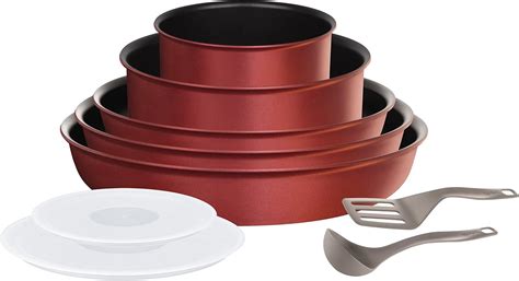 Tefal l6599303 Set Pfannen und Töpfe Ingenio 5 Performance rot 10