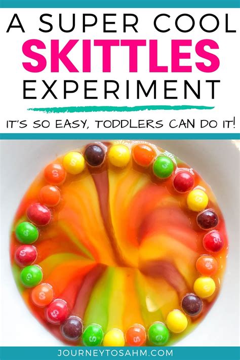 Super Cool Science Project With Skittles For Kids Of All Ages Easy