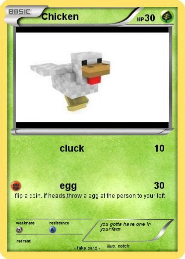 Pokémon Chicken 1119 1119 Cluck My Pokemon Card