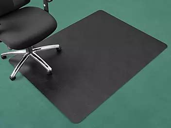 Carpet Chair Mat - No Lip, 46 x 60", Black H-6545 - Uline