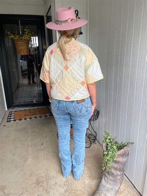 Vintage Quilt Cape Gem
