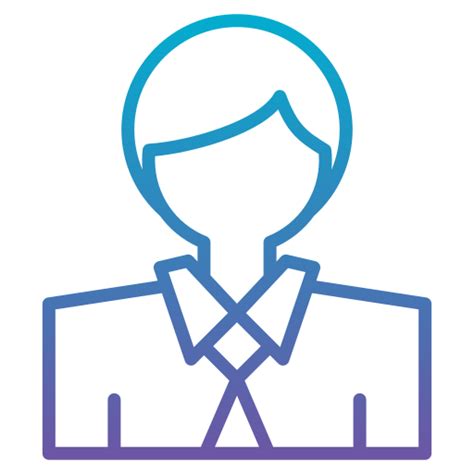 Men Generic Gradient Outline Icon