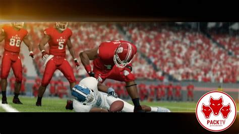 Packtv Simulated Nc State Football Vs North Carolina Youtube