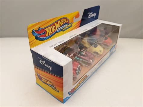 HOT WHEELS RacerVerse DISNEY 4 Pack Mickey Vanellope Stitch Hiro NEW 194735101139 EBay