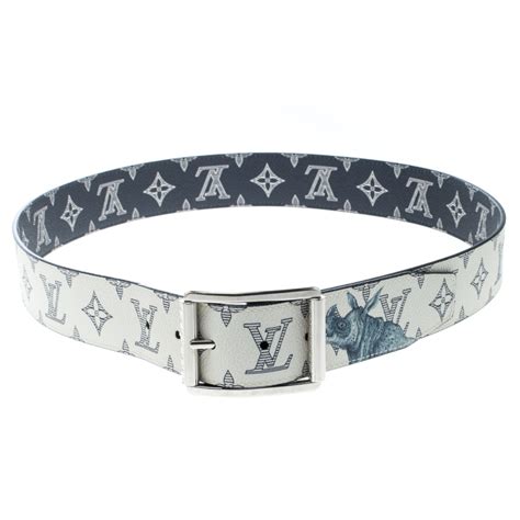 Canvas Louis Vuitton Belt Men IUCN Water