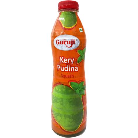 Guruji Fruit Juice Kery Pudina Squash Ml Bottle Amazon In