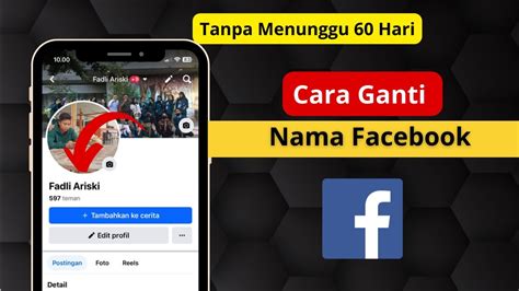 Cara Mengganti Nama Facebook Tanpa Menunggu 60 Hari Terbaru 2024 YouTube