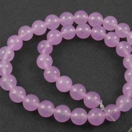 Uk Semi Precious And Gemstone Beads Malay Jade Dyed Orchid Mm Round