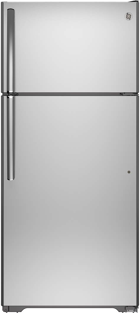 GE GTE16GSHSS 28 Inch Top Freezer Refrigerator With Snack Drawer