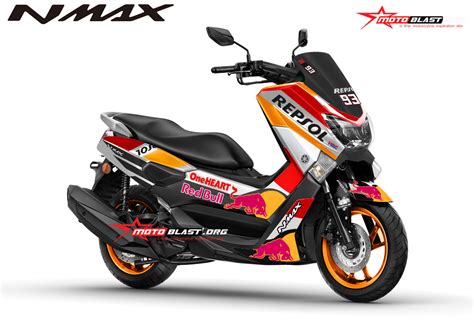 Yamaha Nmax Livery Repsol Edition
