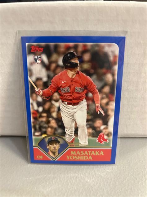 Masataka Yoshida Topps Archives Blue Rc Rookie Card Boston Red Sox