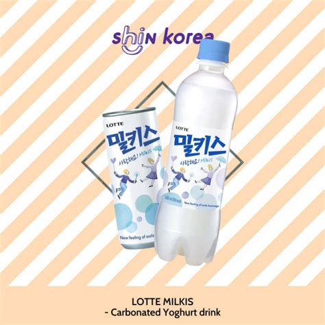 Hr Shin·korea Lotte Milkis Yogurt Flavored Soda Drink Lazada