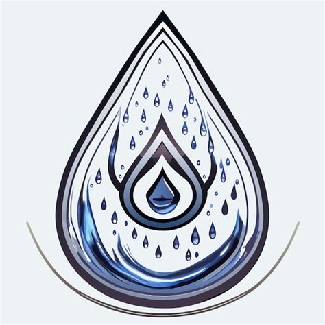 Premium Vector | Realistic water drop symbol icon high detailed ...