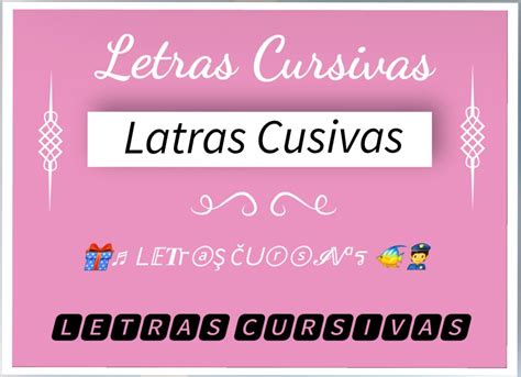 Letras Cursivas Elegantes 🍪🎀 𝓲𝓶𝓪𝓰𝓮𝓷𝓮𝓼 𝓭𝓮 𝓰𝓮𝓷𝓮𝓻𝓪𝓭𝓸𝓻 🎀🍪