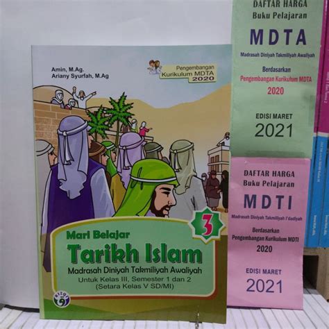 Jual Mari Belajar Tarikh Islam Kelas Diniyah Takmiliyah Awaliyah