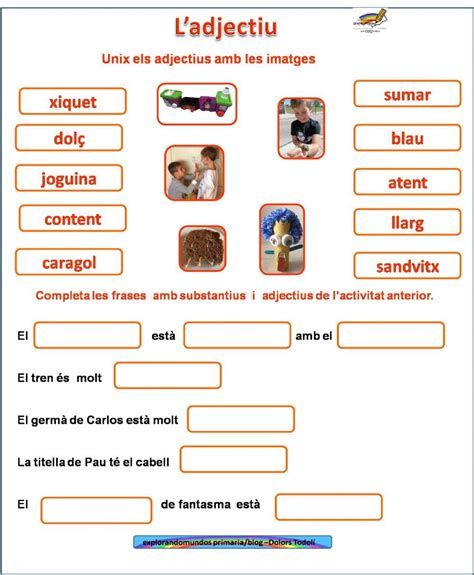 Ficha Online De Adjectius Para N Prim Ria Puedes Hacer Los Ejercicios