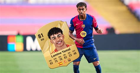 Lamine Yamal On EA FC 25 Official Rating Stats PlayStyles And