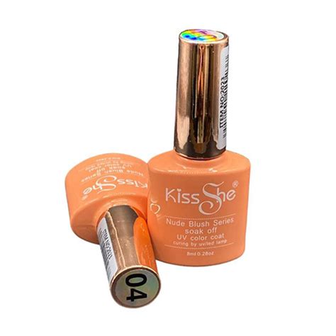 Esmalte em Gel Kiss She Coleção Nude Nº04 8ml Usina das Unhas