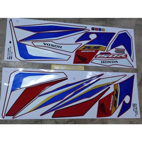 Stiker Sticker Body Stripe Cover Set Honda Rs Rs R Rs Rs